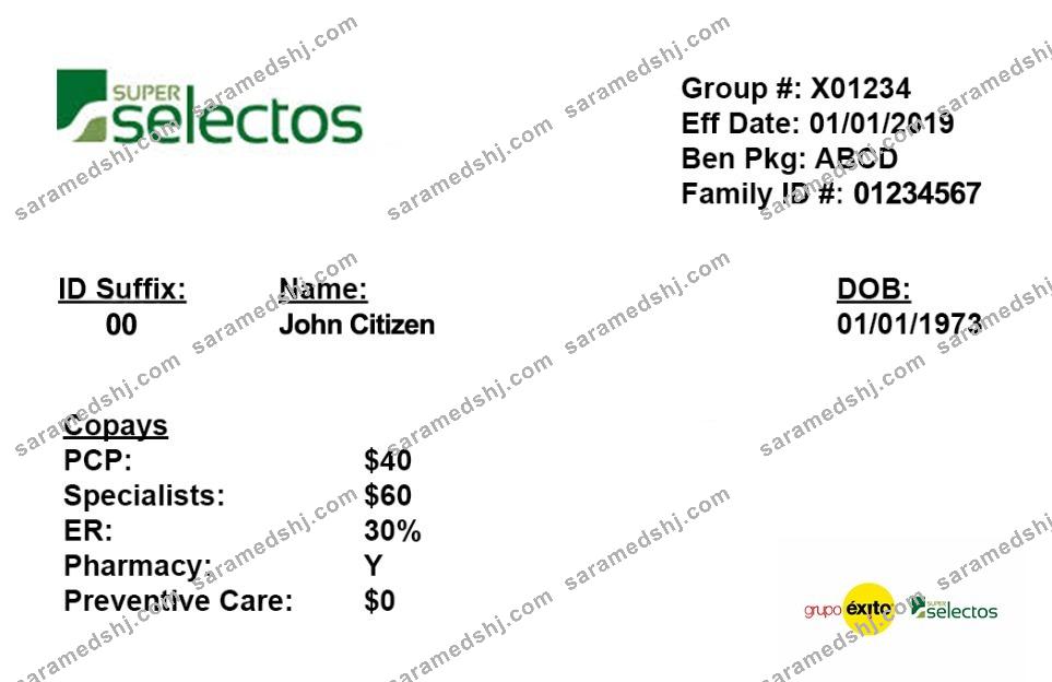 El Salvador health insurance card